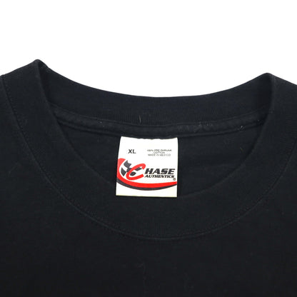 CHASE AUTHENTIC レーシングカー Tシャツ XL ブラック Budweiser バドワイザー Hanes BEEFY-T メキシコ製