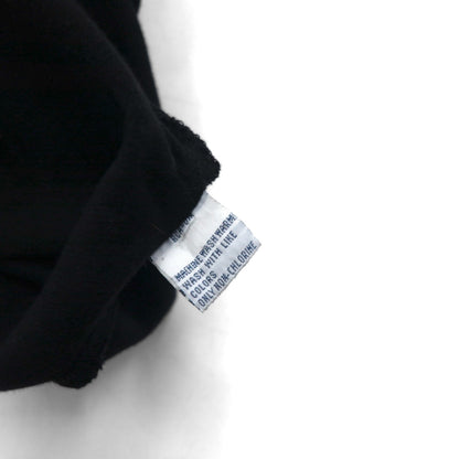 Polo by Ralph Lauren 90s Polo Shirt, XL, Black Cotton, Pique, Small Pony Embroidery