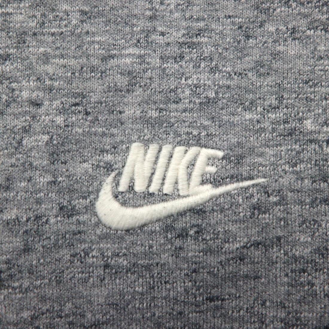 NIKE Legacy Hooded Sweatshirt, XL, Gray, with Embroidered Logo, 805057-092