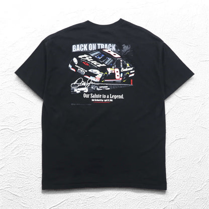 CHASE AUTHENTIC レーシングカー Tシャツ XL ブラック Budweiser バドワイザー Hanes BEEFY-T メキシコ製