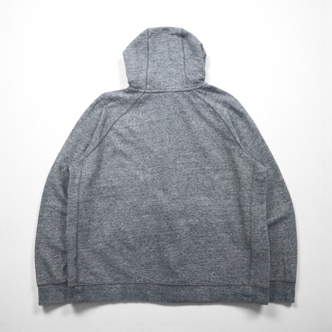 NIKE Legacy Hooded Sweatshirt, XL, Gray, with Embroidered Logo, 805057-092