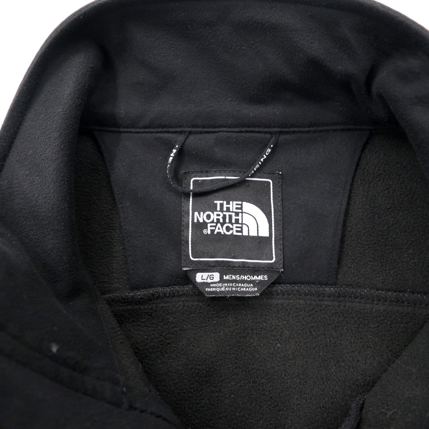THE NORTH FACE エイペックスジャケット ソフトシェルジャケット L ブラック ポリエステル フリースライナー ロゴ刺繍 TNF APEX JACKET