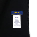 Polo Ralph Lauren Polo Bear Embroidered Scarf Neck Warmer Black Acrylic