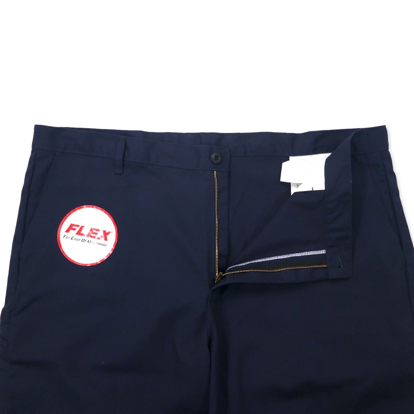 Dickies リラックス フィット ワークショーツ ハーフパンツ 44 ネイビー ポリエステル コットン FLEX ホンジュラス製 未使用品