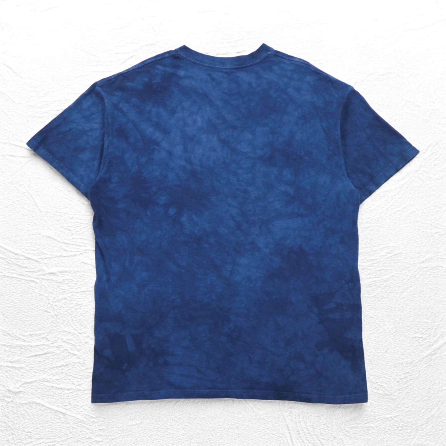 THE MOUNTAIN タイダイ プリント Dyed & Printed in USA Tシャツ L ネイビー アニマル ホワイトタイガー メキシコ製