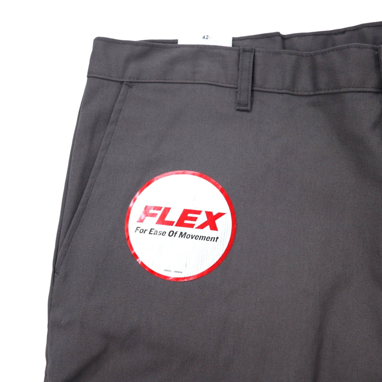 Dickies リラックス フィット ワークショーツ ハーフパンツ 42 グレー ポリエステル コットン FLEX ホンジュラス製 未使用品