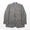 CHAPS 2B Tailored Jacket Suit L Gray Paisley Lining