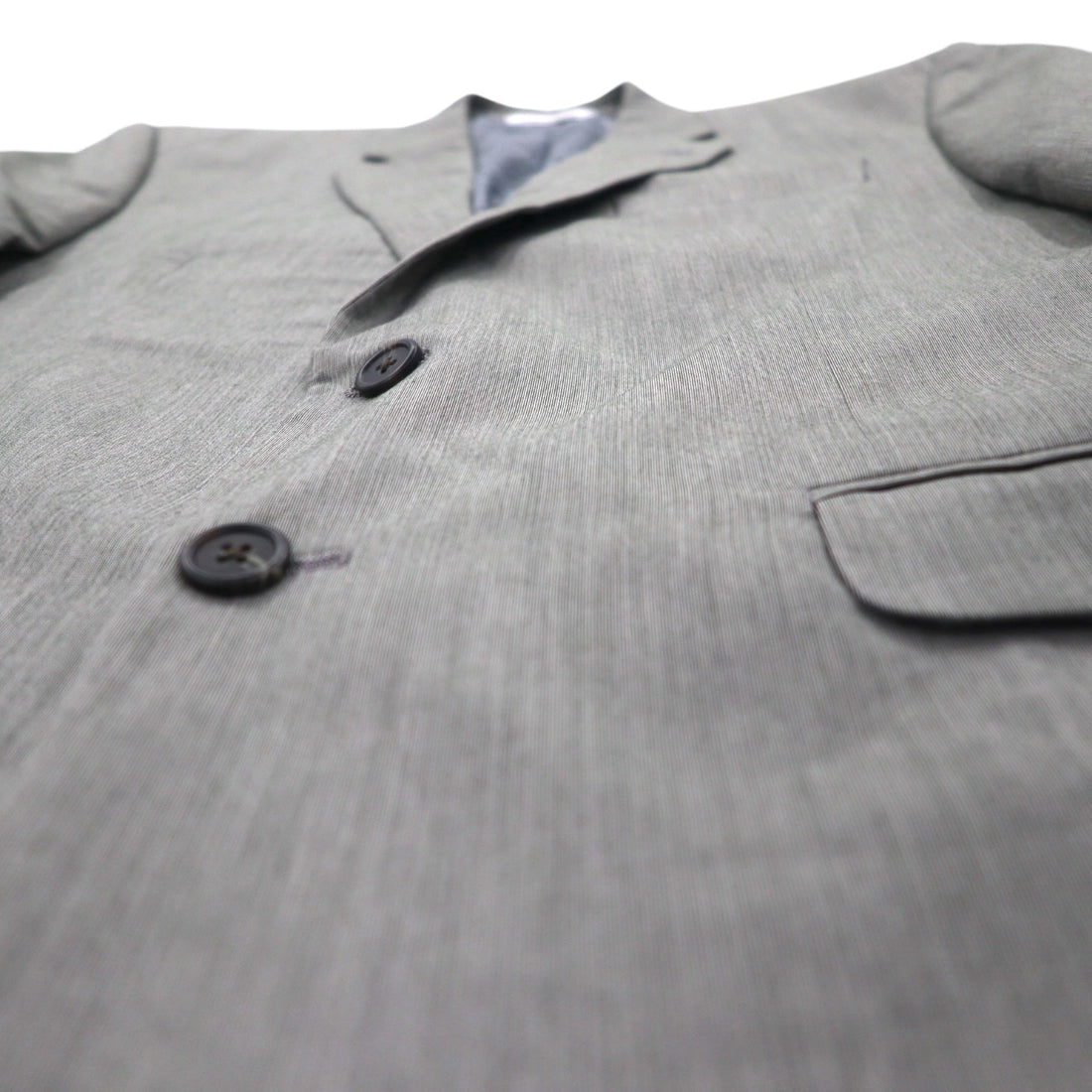 CHAPS 2B Tailored Jacket Suit L Gray Paisley Lining