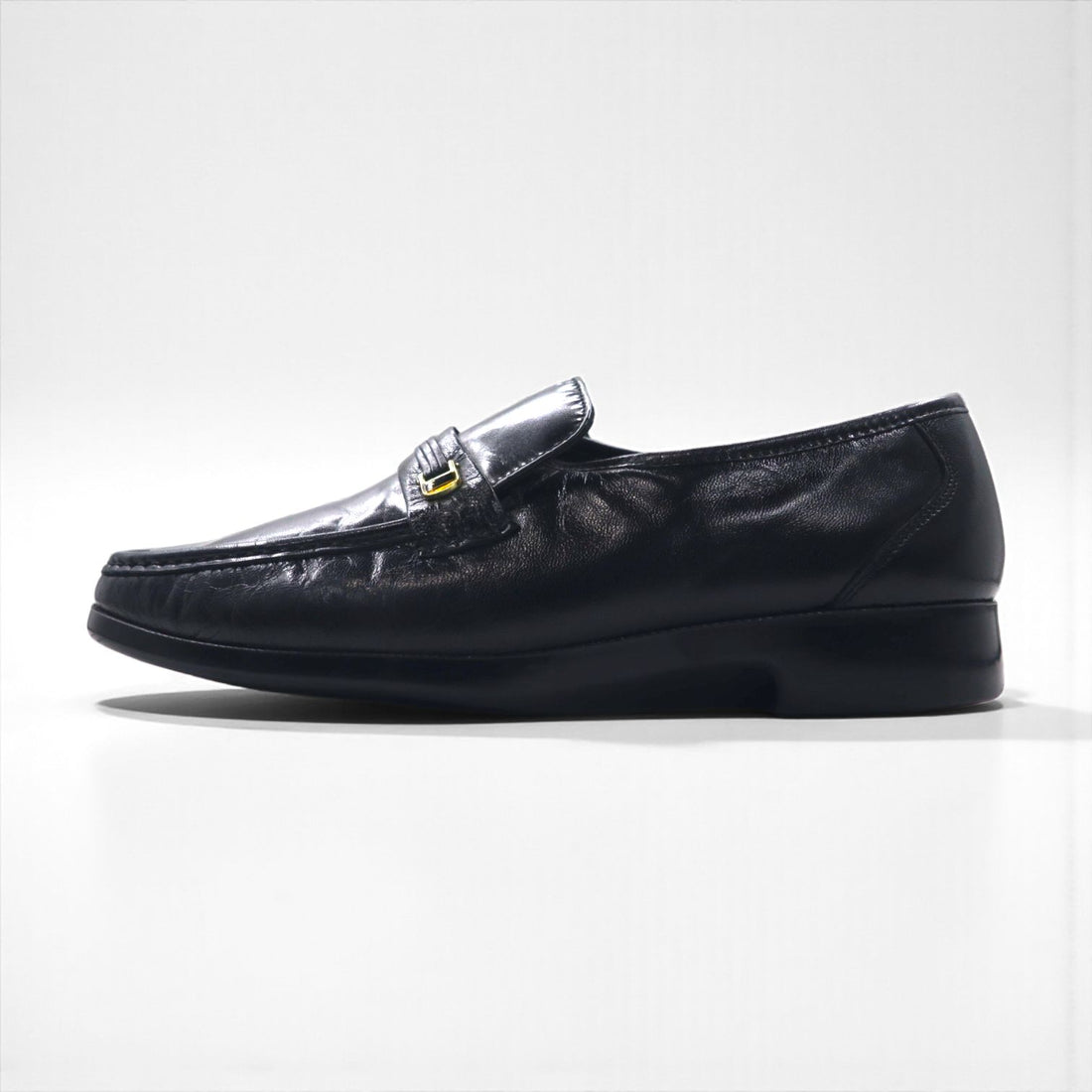 FLORSHEIM COMFORTECH 17088 slip-on loafers, size 28.5cm, black leather