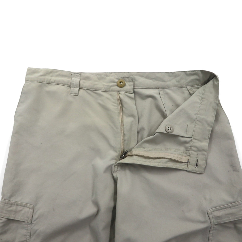 Patagonia 2000s Short Cargo Pants, Size L, Beige, Polyester, 11278