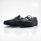 FLORSHEIM COMFORTECH 17088 slip-on loafers, size 28.5cm, black leather