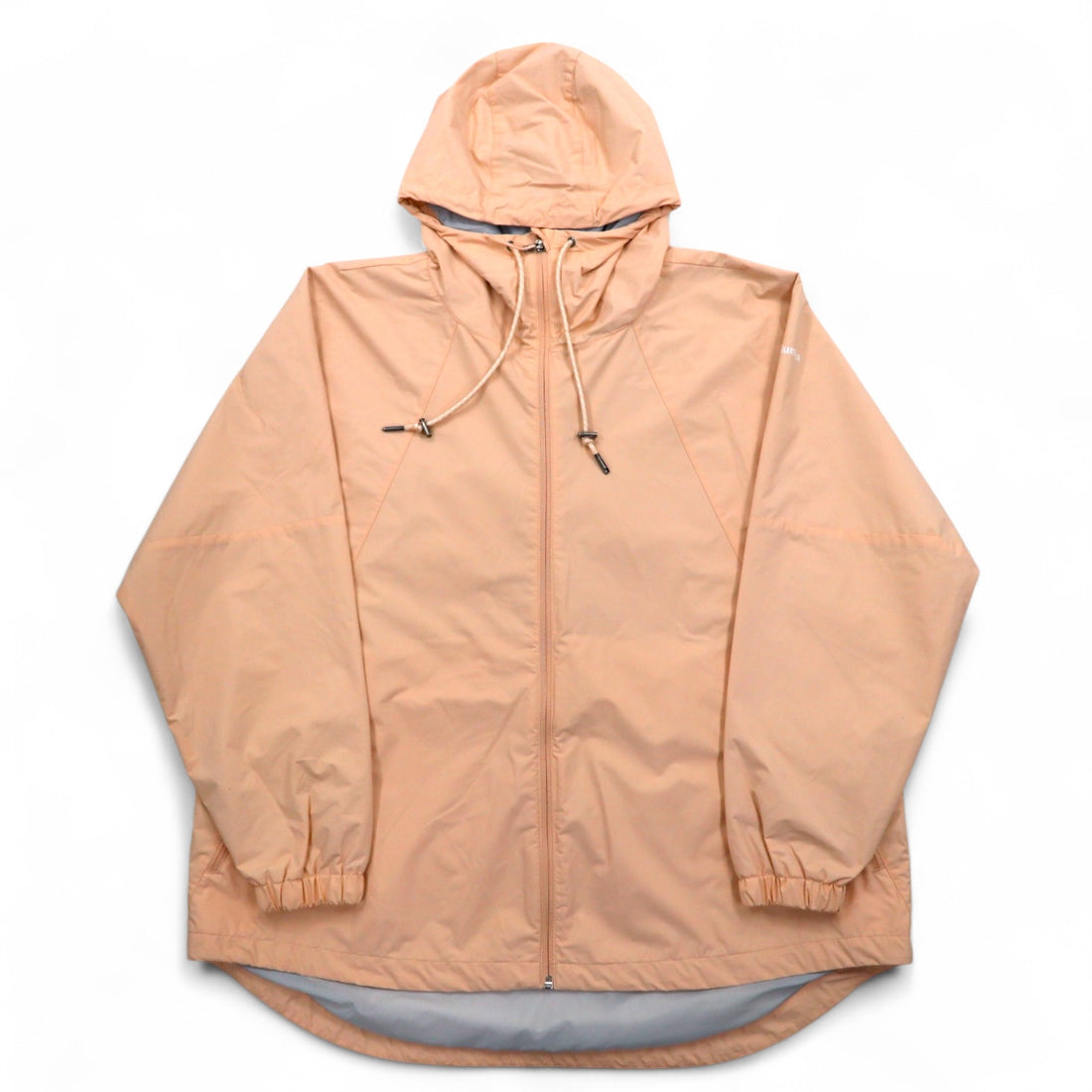 Columbia Park Jacket Mountain Parka Rain Jacket L Pink Nylon Drawcord