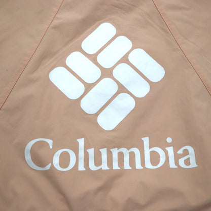 Columbia パークジャケット マウンテンパーカー レインジャケット L ピンク ナイロン ドローコード