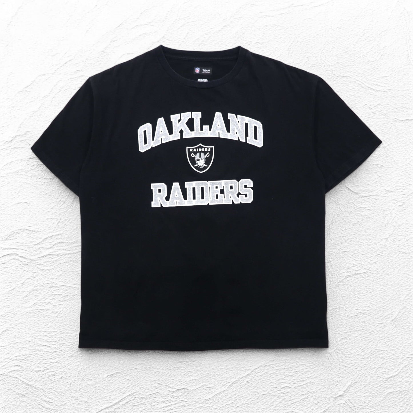 NFL TEAM APPAREL プリント Tシャツ L ブラック OAKLAND RAIDERS エルサルバドル製