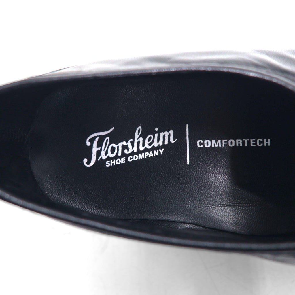 FLORSHEIM COMFORTECH 17088 slip-on loafers, size 28.5cm, black leather