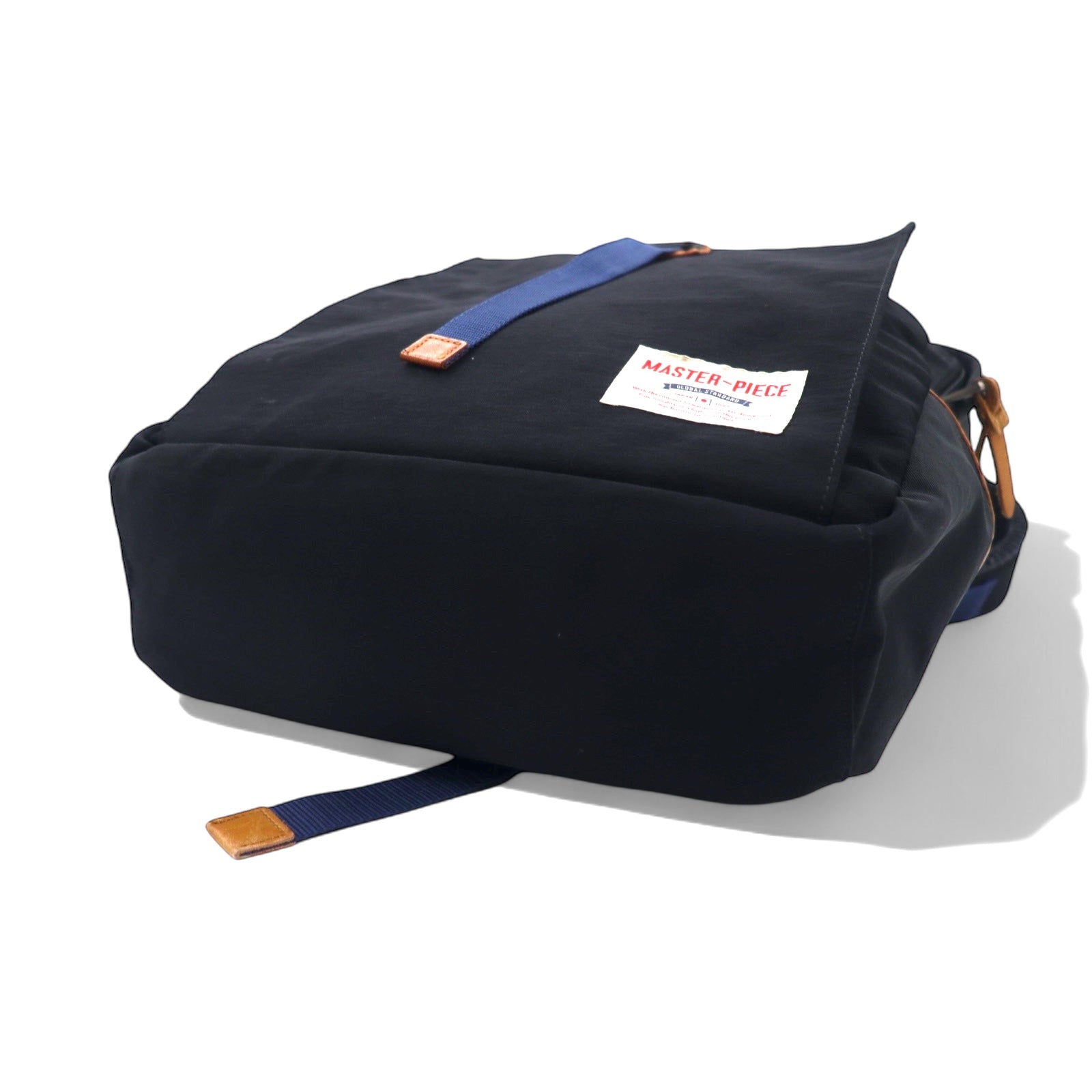 MSPC MASTER-PIECE LINK Backpack Black Nylon Leather Cowhide Carabiner 02340 Made in Japan