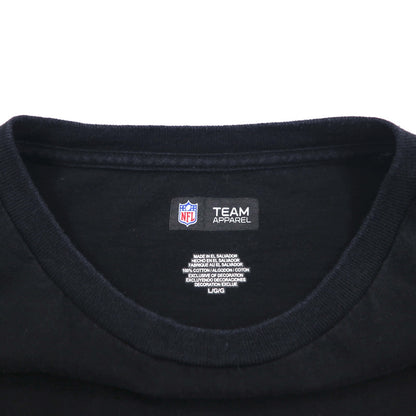 NFL TEAM APPAREL プリント Tシャツ L ブラック OAKLAND RAIDERS エルサルバドル製