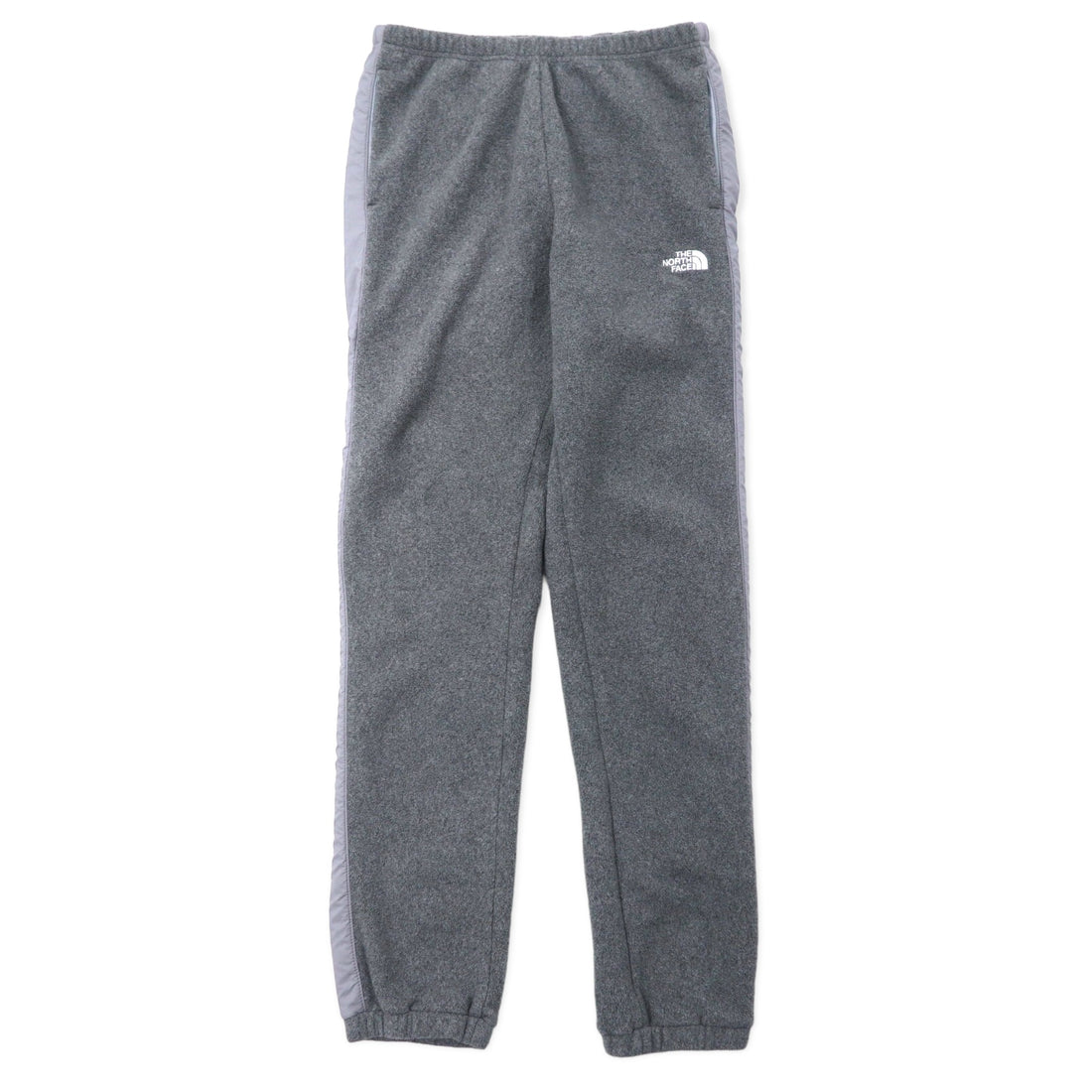 日本然リトテ-古着オンライン-THE NORTH FACE フリース イージーパンツ XL グレー ポリエステル サイドライン US規格 エルサルバドル製-THE NORTH FACE fleece Easy Pants XL Gray Polyester Sideline US Standard El Salvador Made