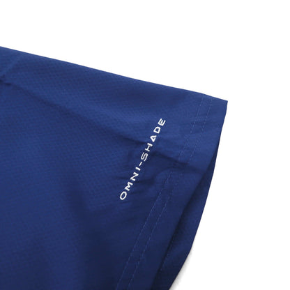 Columbia PFG オムニシェード OMNI-SHADE スラックタイドキャンプシャツ フィッシングシャツ XL ネイビー ポリエステル FM7042