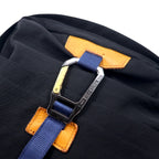 MSPC MASTER-PIECE LINK Backpack Black Nylon Leather Cowhide Carabiner 02340 Made in Japan