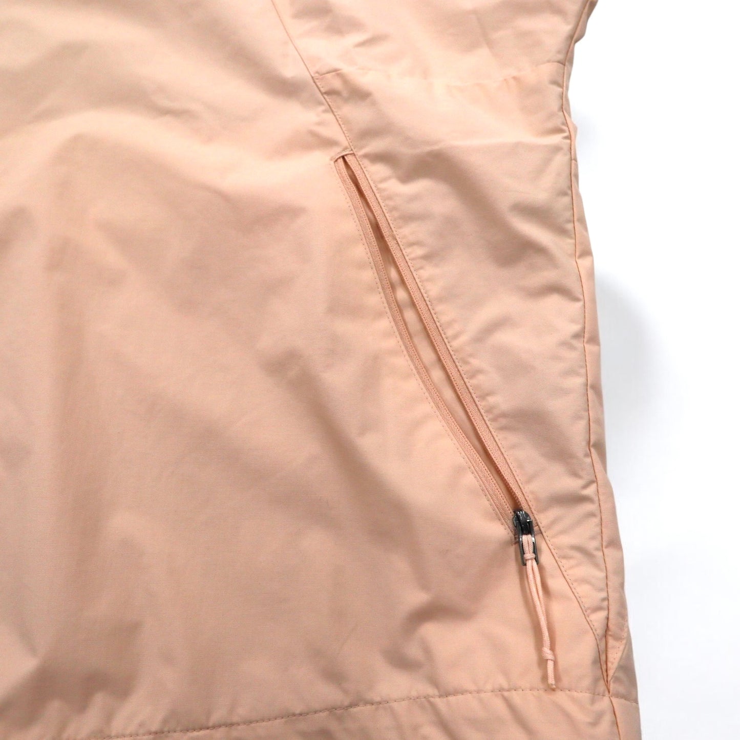 Columbia パークジャケット マウンテンパーカー レインジャケット L ピンク ナイロン ドローコード