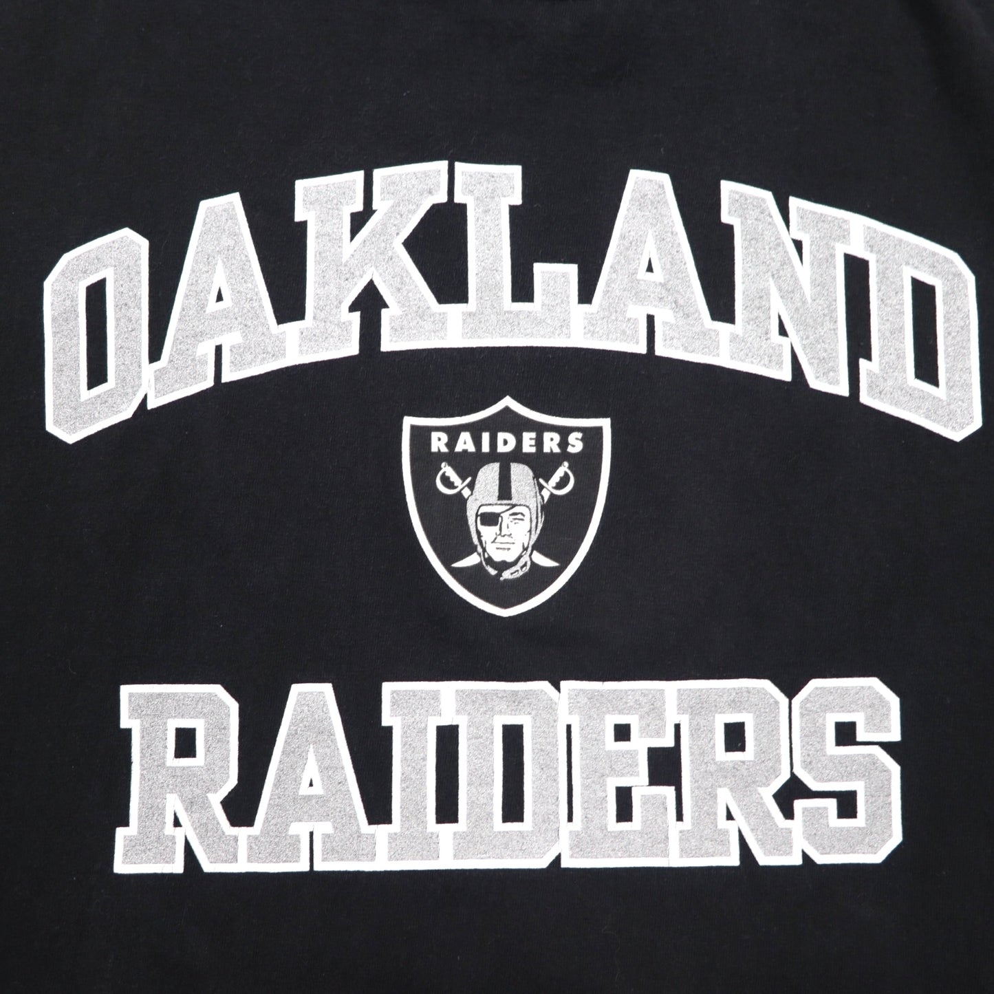 NFL TEAM APPAREL プリント Tシャツ L ブラック OAKLAND RAIDERS エルサルバドル製