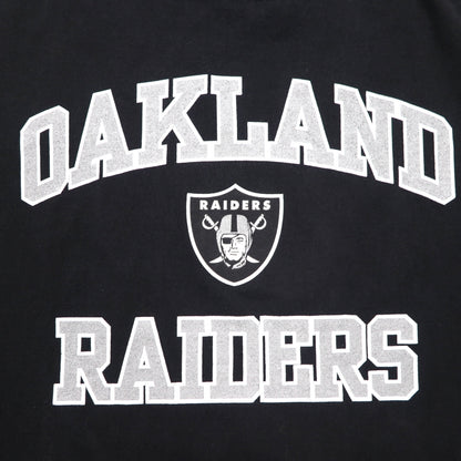 NFL TEAM APPAREL プリント Tシャツ L ブラック OAKLAND RAIDERS エルサルバドル製