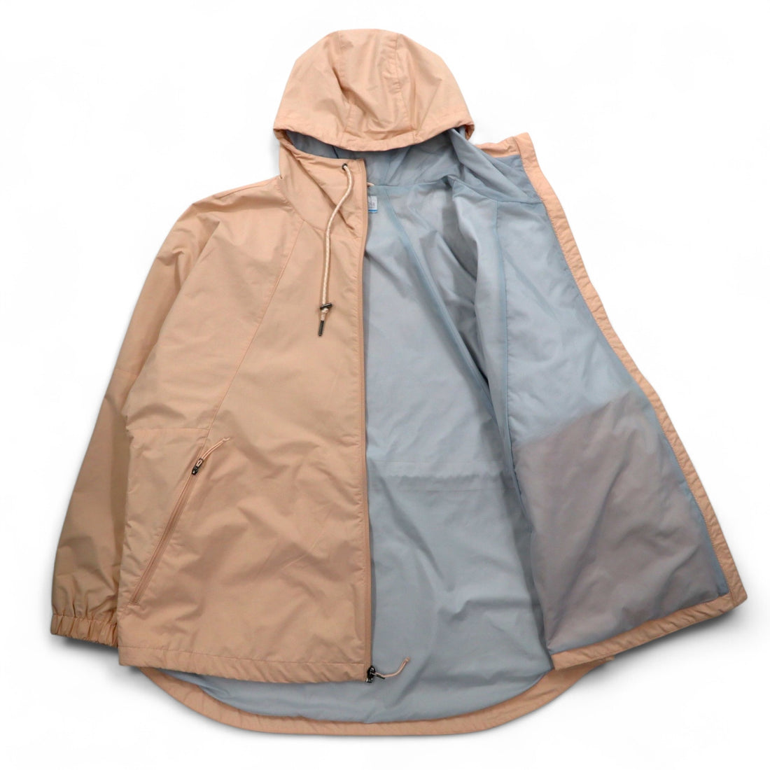 Columbia Park Jacket Mountain Parka Rain Jacket L Pink Nylon Drawcord