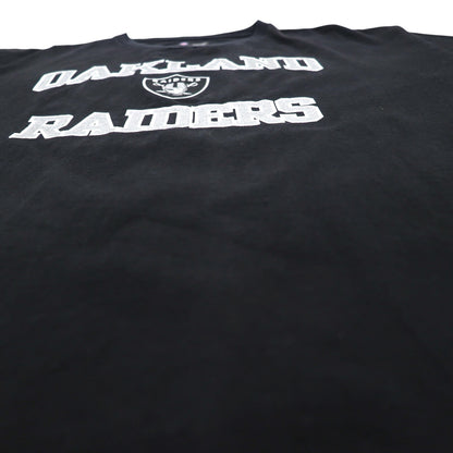 NFL TEAM APPAREL プリント Tシャツ L ブラック OAKLAND RAIDERS エルサルバドル製
