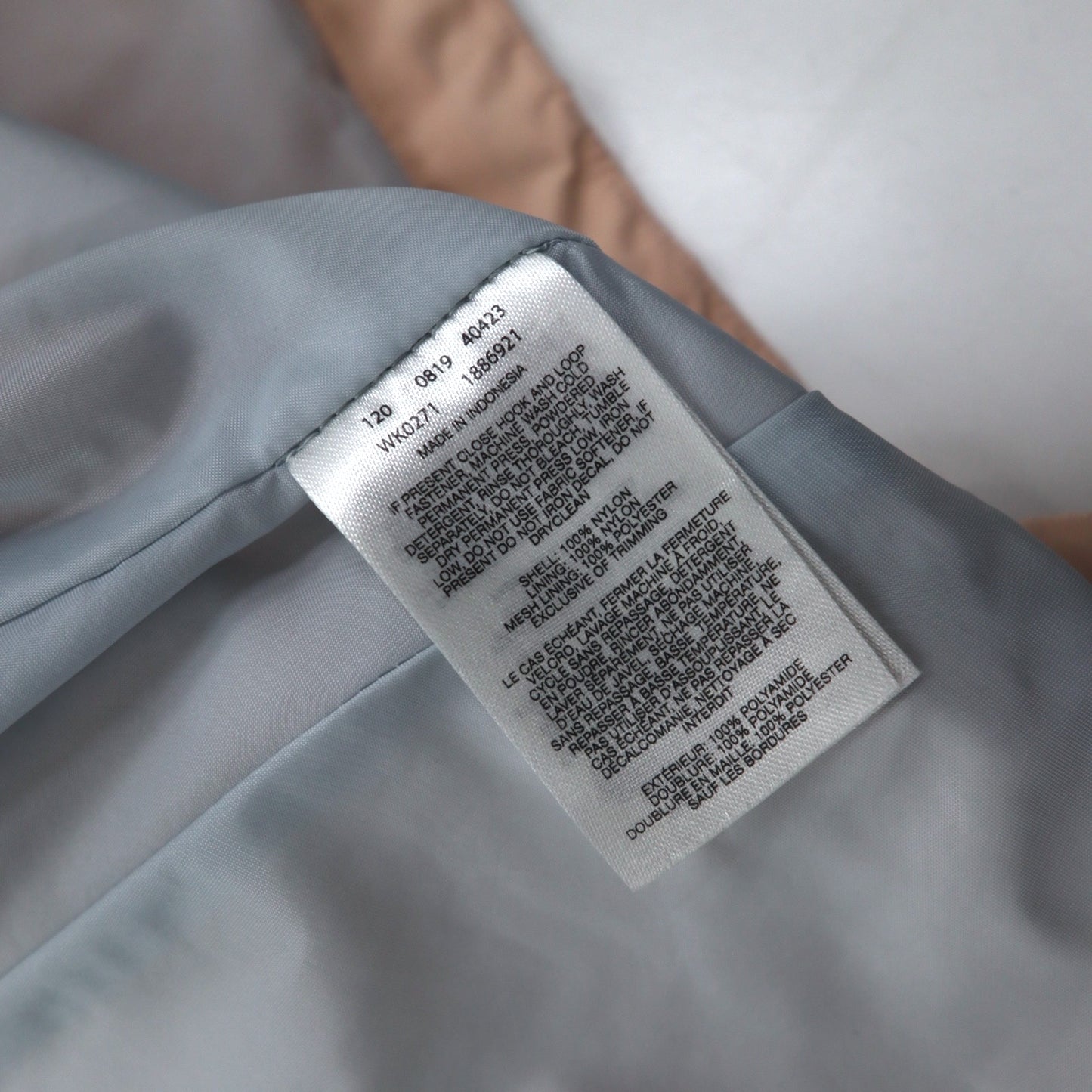 Columbia パークジャケット マウンテンパーカー レインジャケット L ピンク ナイロン ドローコード