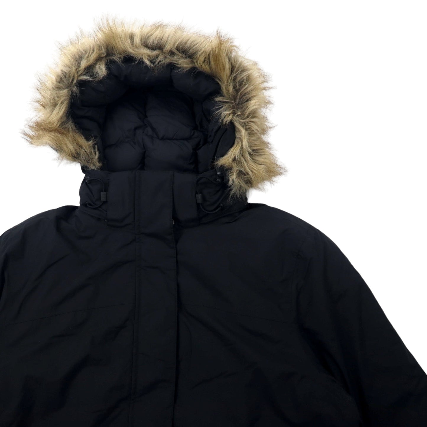 L.L.Bean ダウンコート XL ブラック ナイロン 防水 フード着脱式 ファー着脱式 Women's Ultrawarm Coat 276800
