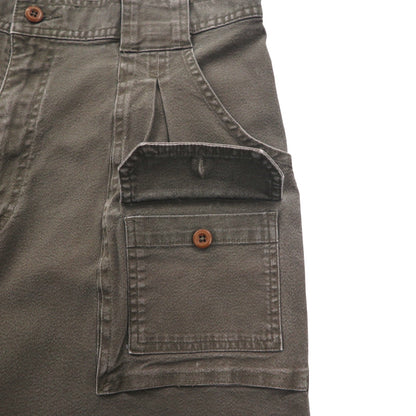 Cabela's 90年代 ブッシュ ショートパンツ ハーフパンツ L カーキ コットン ポケット