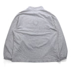 FRED PERRY 90s Drawstring High Neck Sweatshirt L Gray Bottle Neck Made in Japan