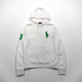 Polo Ralph Lauren Big Pony Pullover Hoodie, Medium, White, Cotton