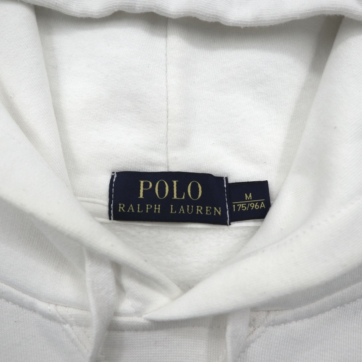 Polo Ralph Lauren ビッグポニー プルオーバー パーカー M ホワイト コットン