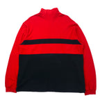 POLO SPORT RALPH LAUREN USA made half zip sweatshirt XXL red cotton big size