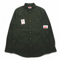 Wrangler ワークシャツ M カーキ Epic Soft Long Sleeve Twill Woven Shirt HLB2AWG 未使用品
