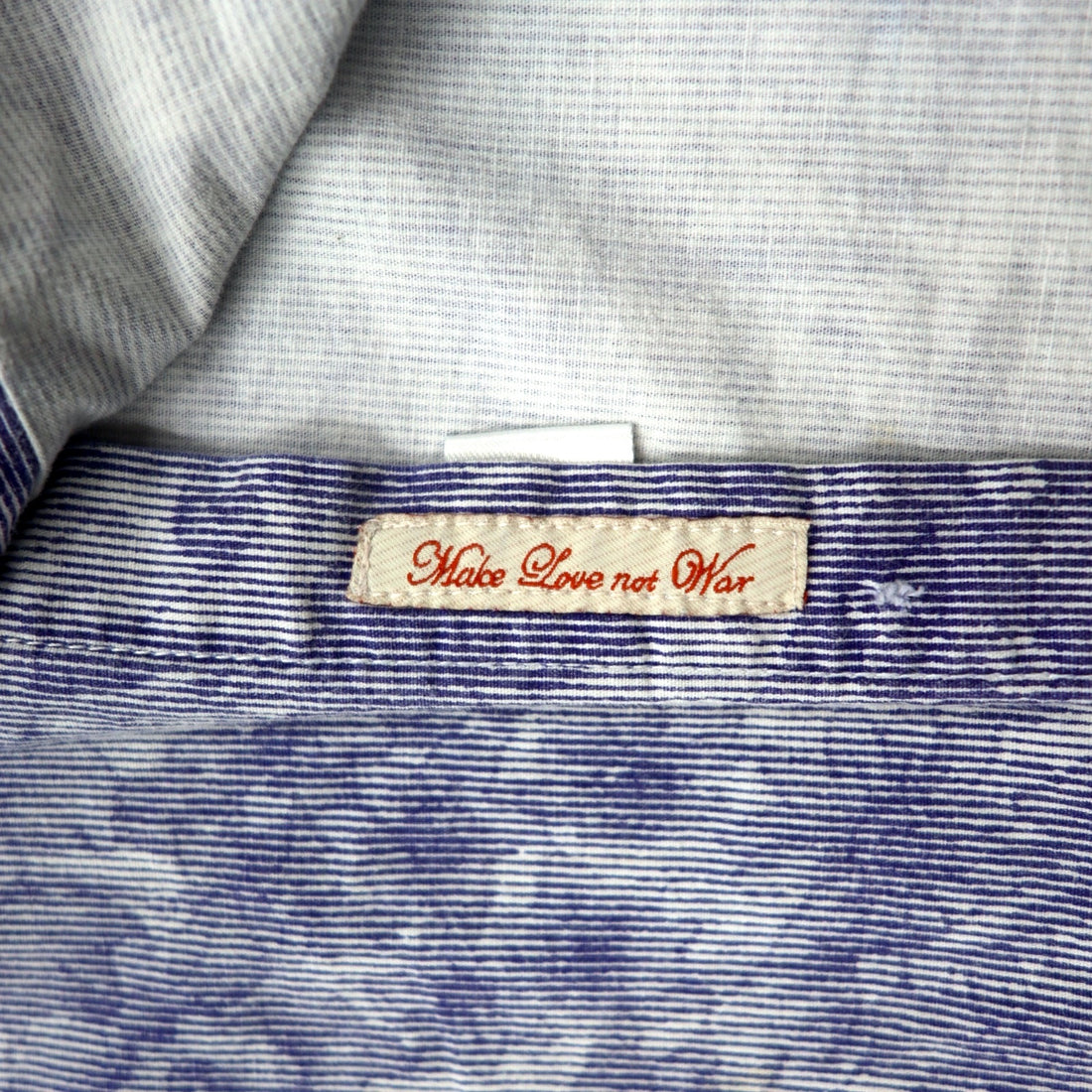 Paul Smith Floral Print Dress Shirt, Medium, Blue, Cotton, One Point Logo Embroidery
