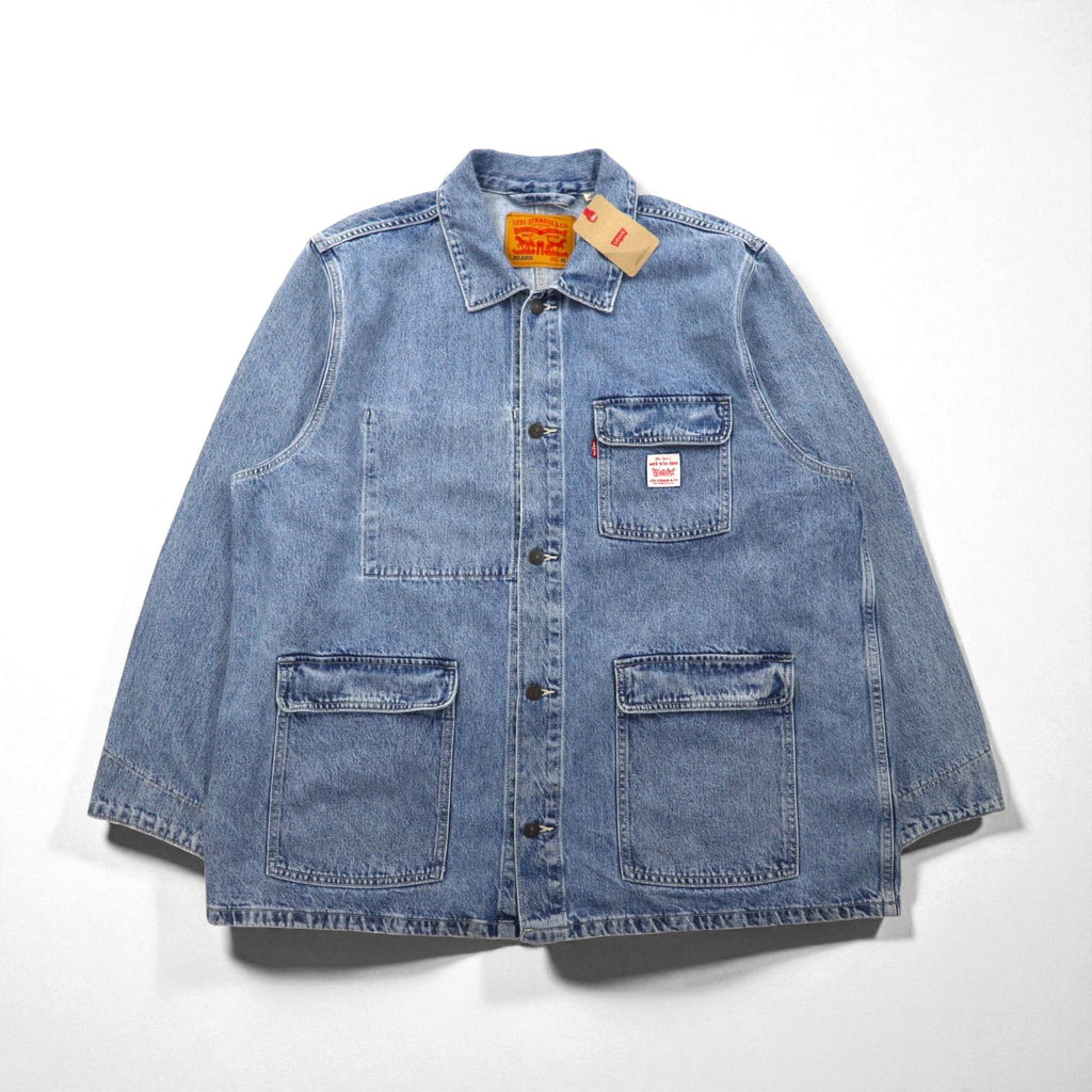 Levi's WORKWEAR Engineer Coat, Relaxed Denim, Size 2XL, Indigo, A0744-0003, Unused