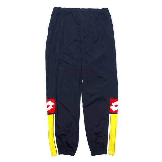 日本然リトテ-古着オンライン-Lotto 90年代 トラックパンツ ジャージ XL ネイビー ポリエステル-Lotto 90's Track pants Jersey XL Navy Polyester