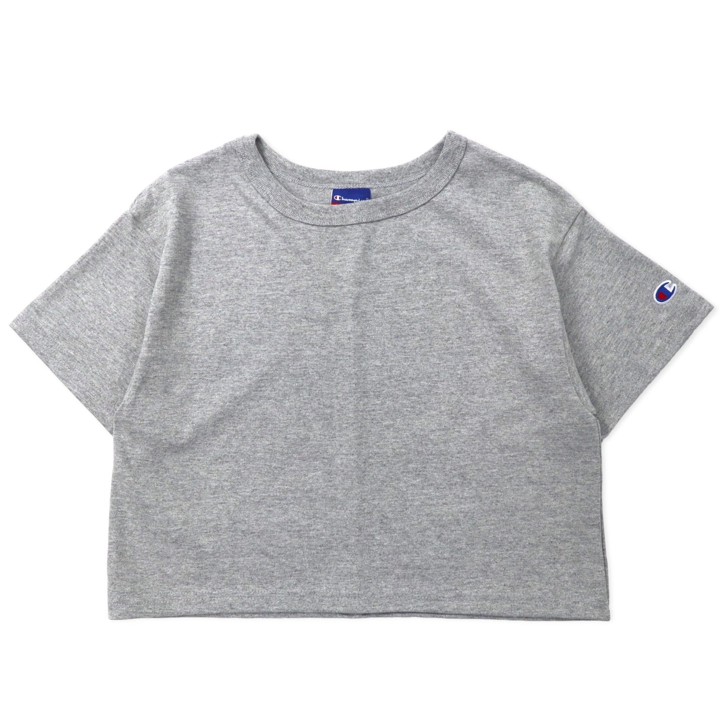 Champion 90年代 クロップド Tシャツ S グレー コットン AAAタグ エルサルバドル製