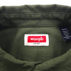 Wrangler ワークシャツ M カーキ Epic Soft Long Sleeve Twill Woven Shirt HLB2AWG 未使用品