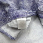 Paul Smith Floral Print Dress Shirt, Medium, Blue, Cotton, One Point Logo Embroidery