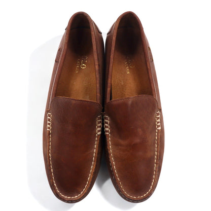 POLO RALPH LAUREN ドライビングシューズ ローファー 28.5cm ブラウン レザー Woodley Driving Loafers 14557