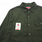 Wrangler ワークシャツ M カーキ Epic Soft Long Sleeve Twill Woven Shirt HLB2AWG 未使用品