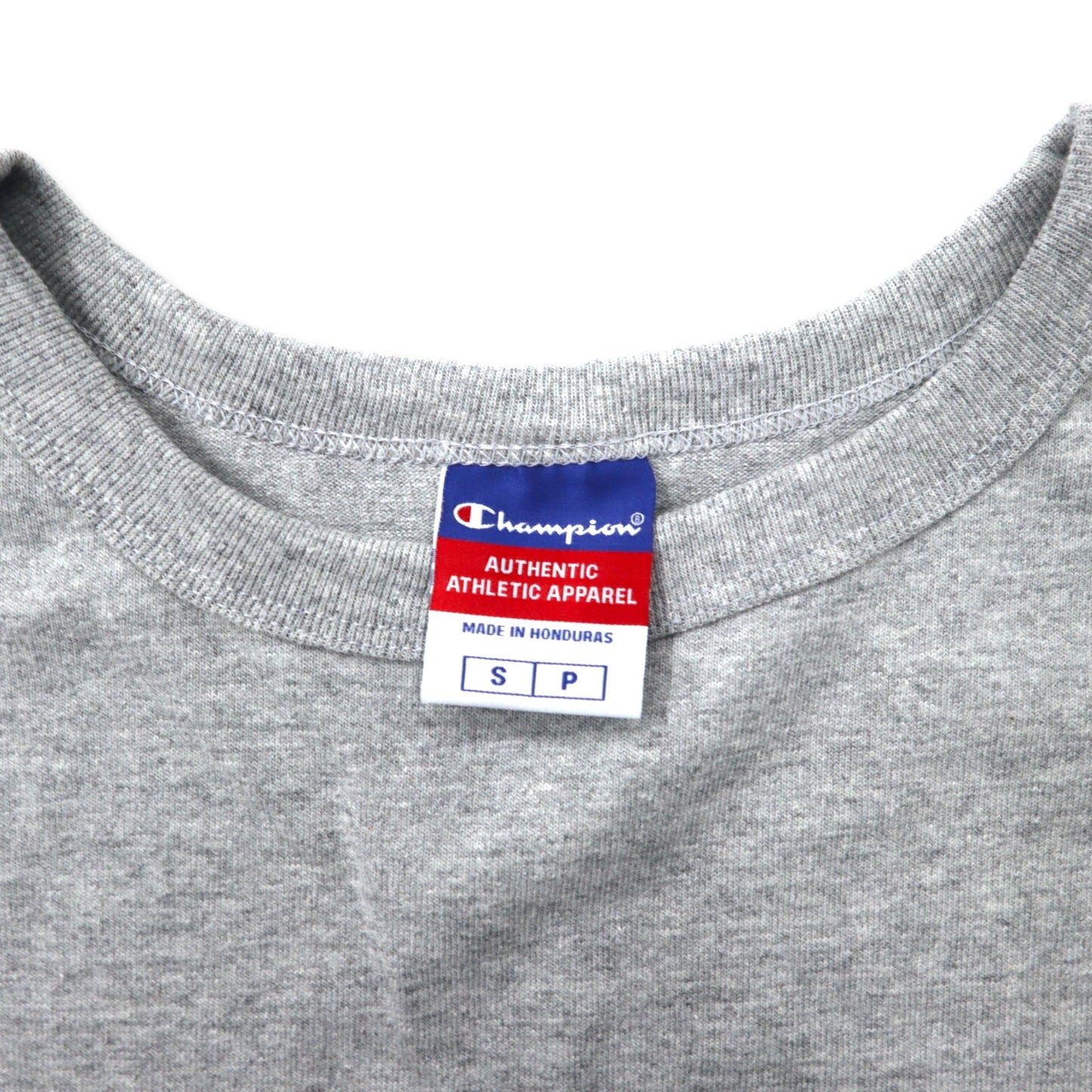 Champion 90年代 クロップド Tシャツ S グレー コットン AAAタグ エルサルバドル製