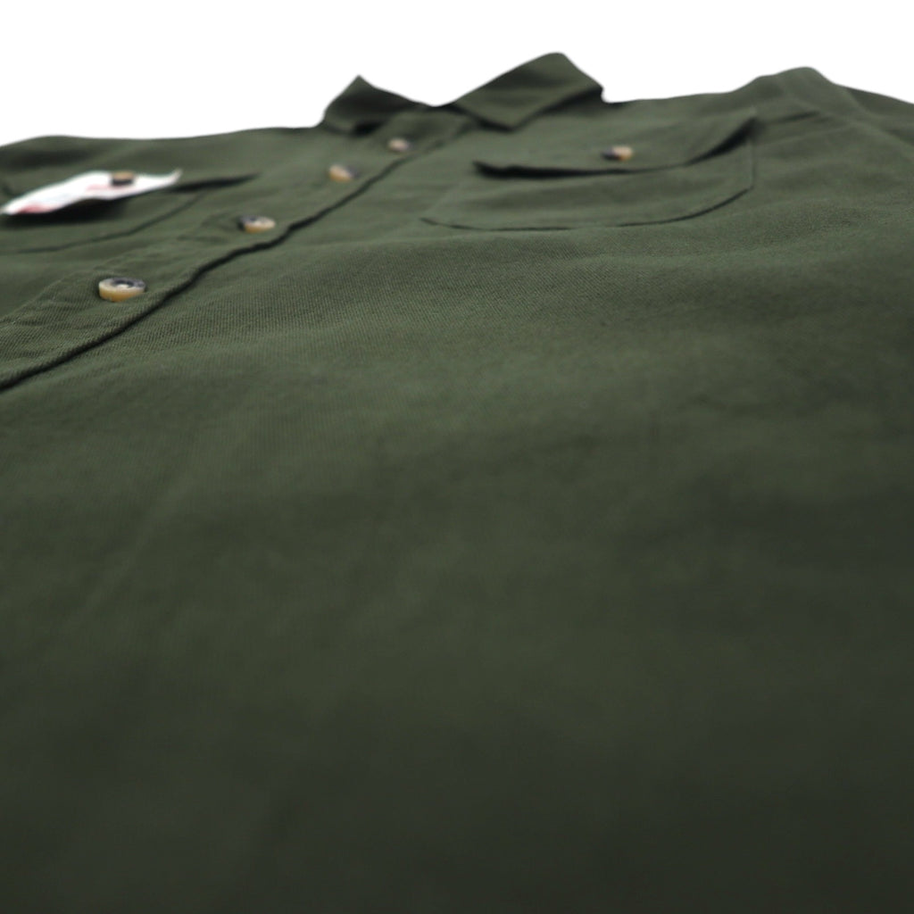 Wrangler ワークシャツ M カーキ Epic Soft Long Sleeve Twill Woven Shirt HLB2AWG 未使用品