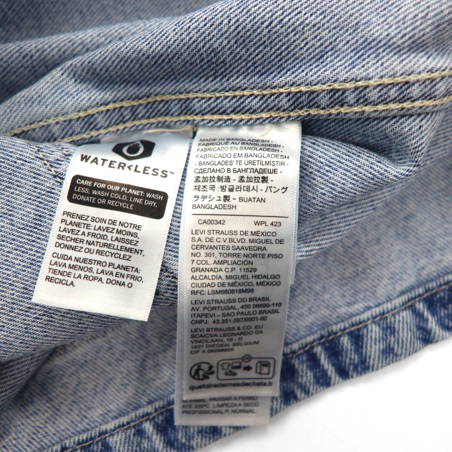 Levi's WORKWEAR Engineer Coat, Relaxed Denim, Size 2XL, Indigo, A0744-0003, Unused