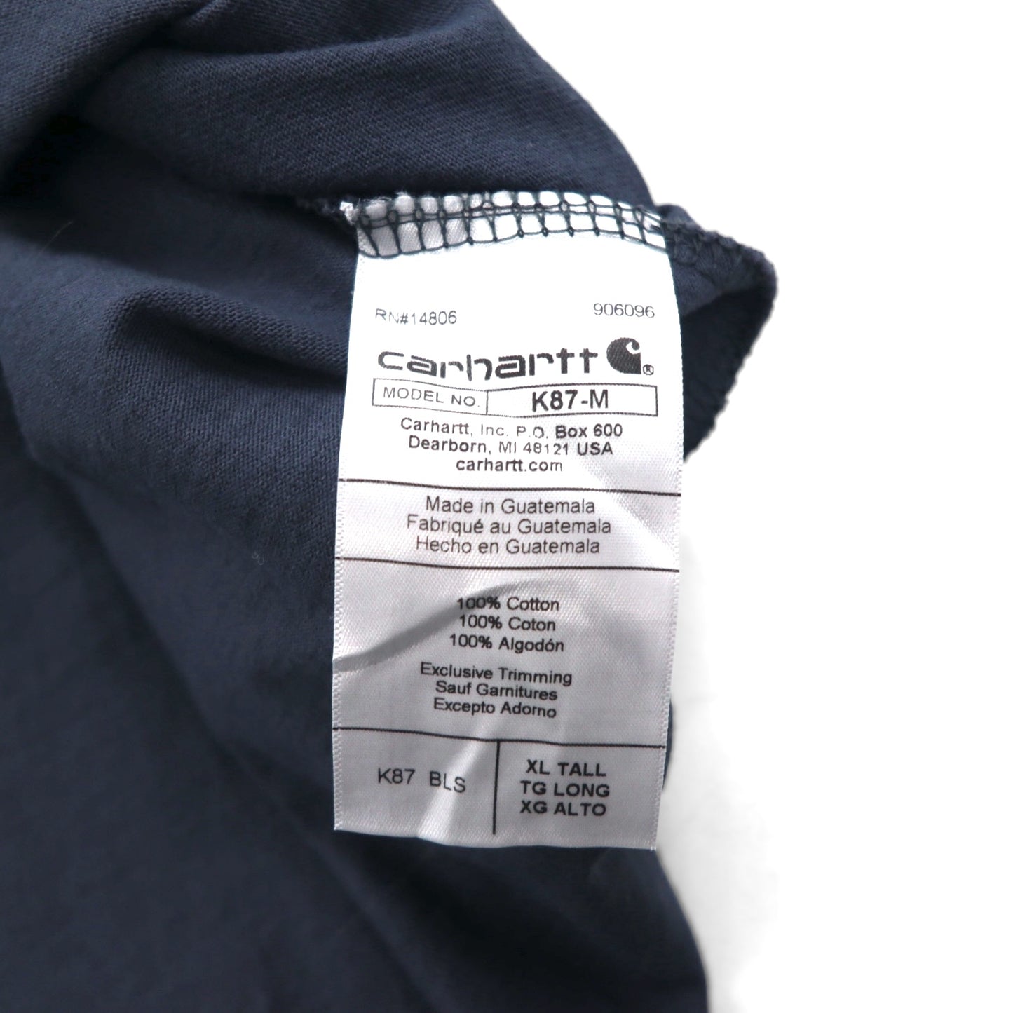 carhartt ルーズフィット LOOSE FIT ポケット Tシャツ XL グレー コットン