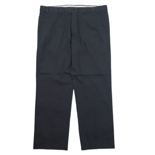 日本然リトテ-古着オンライン-Eddie Bauer コットン チノ スラックスパンツ 38 グレー WRINKLE FREE CLASSIC FIT 5204 エルサルバドル製-Eddie Bauer Cotton Chino Slacks Pants 38 Gray Wrinkle Free Classic Fit 5204 El Salvador MADE